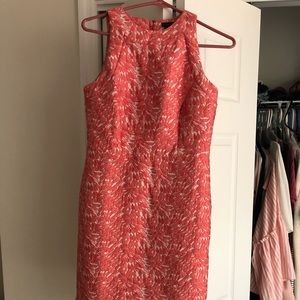 Floral print dress, fitted